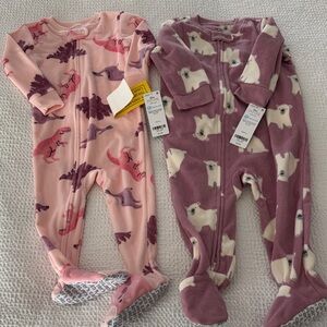 NEW w/ tags - Carter’s Fleece PJs 12 Month Size